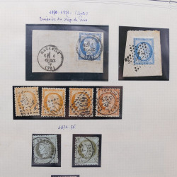 Collection timbres de France 1853-1977 neufs et oblitérés en album Yvert.