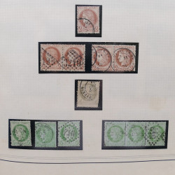 Collection timbres de France 1853-1977 neufs et oblitérés en album Yvert.