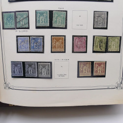 Collection timbres de France 1853-1977 neufs et oblitérés en album Yvert.