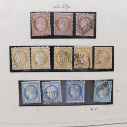 Collection timbres de France 1853-1977 neufs et oblitérés en album Yvert.