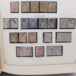 Collection timbres de France 1853-1977 neufs et oblitérés en album Yvert.