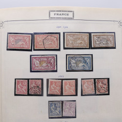 Collection timbres de France 1853-1977 neufs et oblitérés en album Yvert.