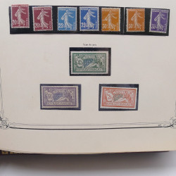 Collection timbres de France 1853-1977 neufs et oblitérés en album Yvert.