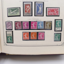 Collection timbres de France 1853-1977 neufs et oblitérés en album Yvert.