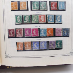 Collection timbres de France 1853-1977 neufs et oblitérés en album Yvert.
