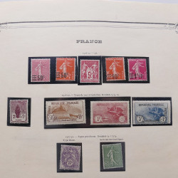 Collection timbres de France 1853-1977 neufs et oblitérés en album Yvert.
