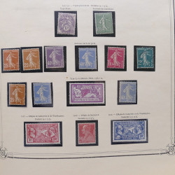 Collection timbres de France 1853-1977 neufs et oblitérés en album Yvert.