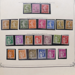 Collection timbres de France 1853-1977 neufs et oblitérés en album Yvert.