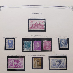 Collection timbres de France 1853-1977 neufs et oblitérés en album Yvert.