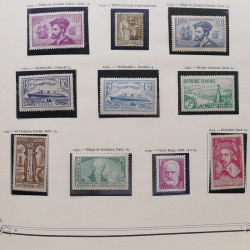 Collection timbres de France 1853-1977 neufs et oblitérés en album Yvert.