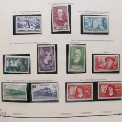 Collection timbres de France 1853-1977 neufs et oblitérés en album Yvert.
