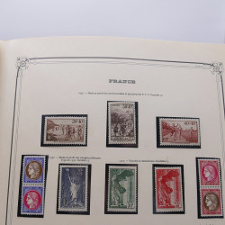 Collection timbres de France 1853-1977 neufs et oblitérés en album Yvert.