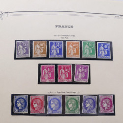 Collection timbres de France 1853-1977 neufs et oblitérés en album Yvert.