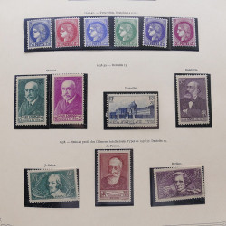 Collection timbres de France 1853-1977 neufs et oblitérés en album Yvert.