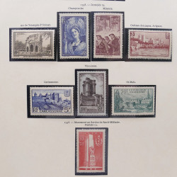 Collection timbres de France 1853-1977 neufs et oblitérés en album Yvert.