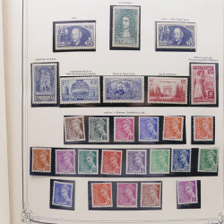 Collection timbres de France 1853-1977 neufs et oblitérés en album Yvert.