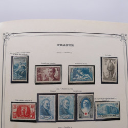 Collection timbres de France 1853-1977 neufs et oblitérés en album Yvert.