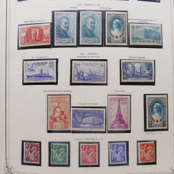 Collection timbres de France 1853-1977 neufs et oblitérés en album Yvert.
