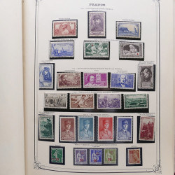 Collection timbres de France 1853-1977 neufs et oblitérés en album Yvert.