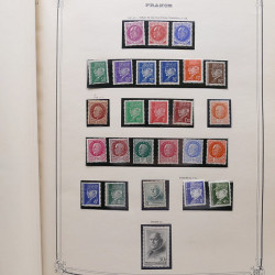 Collection timbres de France 1853-1977 neufs et oblitérés en album Yvert.