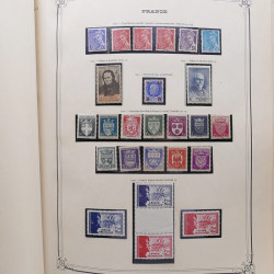 Collection timbres de France 1853-1977 neufs et oblitérés en album Yvert.
