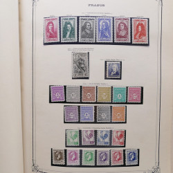 Collection timbres de France 1853-1977 neufs et oblitérés en album Yvert.