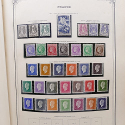 Collection timbres de France 1853-1977 neufs et oblitérés en album Yvert.