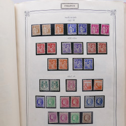 Collection timbres de France 1853-1977 neufs et oblitérés en album Yvert.