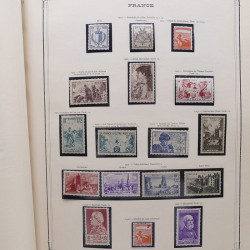 Collection timbres de France 1853-1977 neufs et oblitérés en album Yvert.