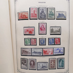 Collection timbres de France 1853-1977 neufs et oblitérés en album Yvert.