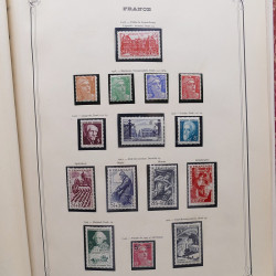 Collection timbres de France 1853-1977 neufs et oblitérés en album Yvert.