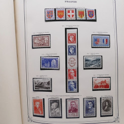 Collection timbres de France 1853-1977 neufs et oblitérés en album Yvert.