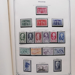 Collection timbres de France 1853-1977 neufs et oblitérés en album Yvert.