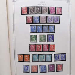 Collection timbres de France 1853-1977 neufs et oblitérés en album Yvert.