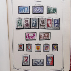 Collection timbres de France 1853-1977 neufs et oblitérés en album Yvert.