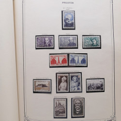 Collection timbres de France 1853-1977 neufs et oblitérés en album Yvert.