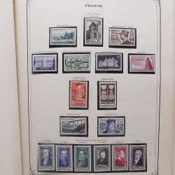 Collection timbres de France 1853-1977 neufs et oblitérés en album Yvert.