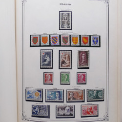 Collection timbres de France 1853-1977 neufs et oblitérés en album Yvert.