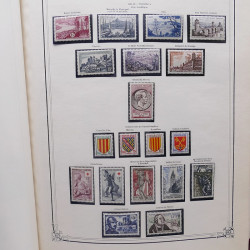 Collection timbres de France 1853-1977 neufs et oblitérés en album Yvert.