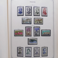 Collection timbres de France 1853-1977 neufs et oblitérés en album Yvert.