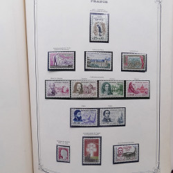 Collection timbres de France 1853-1977 neufs et oblitérés en album Yvert.