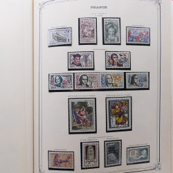 Collection timbres de France 1853-1977 neufs et oblitérés en album Yvert.