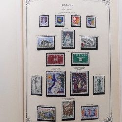 Collection timbres de France 1853-1977 neufs et oblitérés en album Yvert.