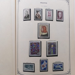 Collection timbres de France 1853-1977 neufs et oblitérés en album Yvert.