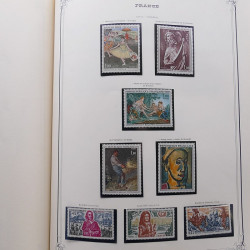 Collection timbres de France 1853-1977 neufs et oblitérés en album Yvert.