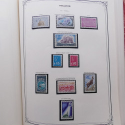 Collection timbres de France 1853-1977 neufs et oblitérés en album Yvert.