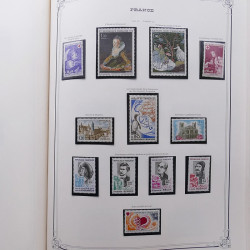 Collection timbres de France 1853-1977 neufs et oblitérés en album Yvert.