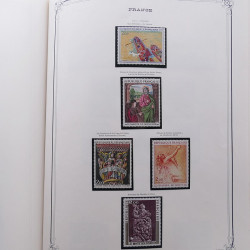 Collection timbres de France 1853-1977 neufs et oblitérés en album Yvert.
