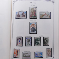 Collection timbres de France 1853-1977 neufs et oblitérés en album Yvert.