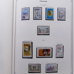 Collection timbres de France 1853-1977 neufs et oblitérés en album Yvert.